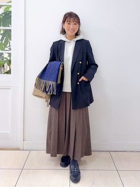 Osawaさん(レディース・156cm)の冬コーディネート