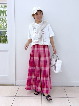 Osawaさん（レディース・156cm）の夏コーディネート