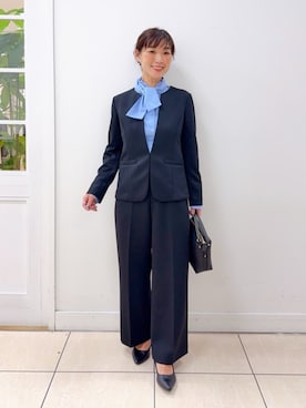 「THE SHOP TK （ザ ショップ ティーケー ）のアイテム」を使った、Osawaさん（レディース・156cm）の冬コーディネート