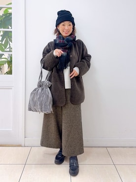 Osawaさん(レディース・156cm)の秋コーディネート