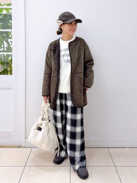 Osawaさん(レディース・156cm)の冬コーディネート
