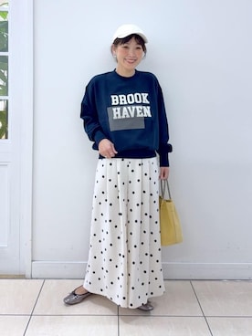 「HusHusH（ハッシュアッシュ）のアイテム」を使った、Osawaさん（レディース・156cm）の春コーディネート