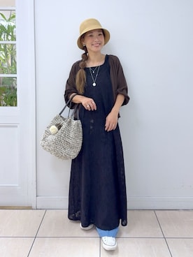 Osawaさん(レディース・156cm)の夏コーディネート