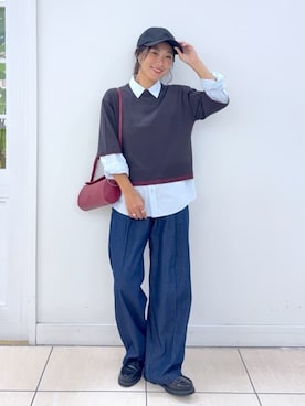 Osawaさん（レディース・156cm）の秋コーディネート
