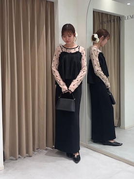 「ワントーンスタイル」｜yu _lemageさん（レディース・167cm）の秋コーディネート