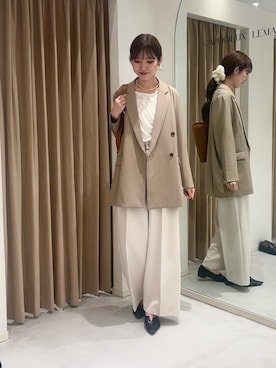 yu _lemageさん（骨格ナチュラル・レディース・167cm）の秋コーディネート