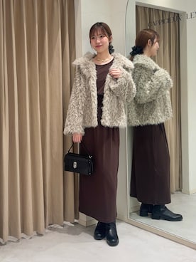 「CAPRICIEUX LE'MAGE（カプリシューレマージュ）のアイテム（パンプス）」を使った、yu _lemageさん（レディース・167cm）の秋コーディネート