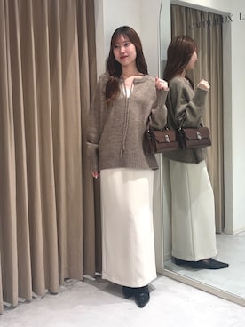「アイテム（パンプス）」を使った、yu _lemageさん（レディース・167cm）の秋コーディネート