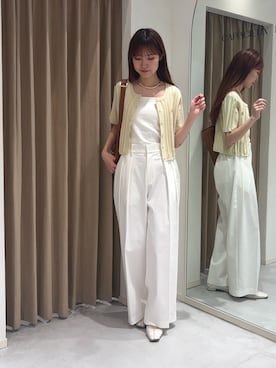「アイテム（その他パンツ）」を使った、yu _lemageさん（レディース・167cm）の夏コーディネート