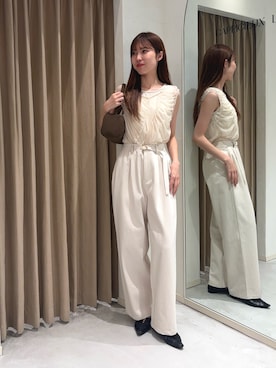 「アイテム（バッグ）」を使った、yu _lemageさん（レディース・167cm）の夏コーディネート