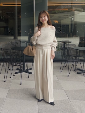 「ワントーンスタイル」｜yu _lemageさん（レディース・167cm）の秋コーディネート