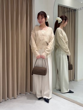 「CAPRICIEUX LE'MAGE（カプリシューレマージュ）のアイテム」を使った、yu _lemageさん（レディース・167cm）の夏コーディネート