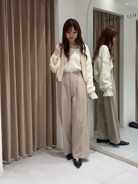 yu _lemageさん（骨格ナチュラル・レディース・167cm）の秋コーディネート