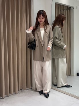 yu _lemageさん（骨格ナチュラル・レディース・167cm）の秋コーディネート