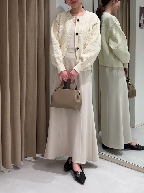 カプリシュレマージュ 1ポイントメッシュカーディガン CAPRICIEUX LE