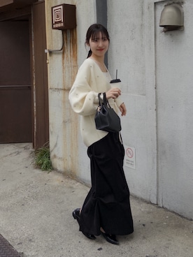 「アイテム（スカート）」を使った、yu _lemageさん（レディース・166cm）の秋コーディネート