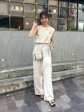 yu _lemageさん（レディース・167cm）の夏コーディネート