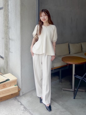 「アイテム（パンプス）」を使った、yu _lemageさん（レディース・167cm）の夏コーディネート