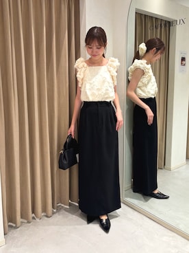 「アイテム（ハンドバッグ）」を使った、yu _lemageさん（レディース・167cm）の夏コーディネート