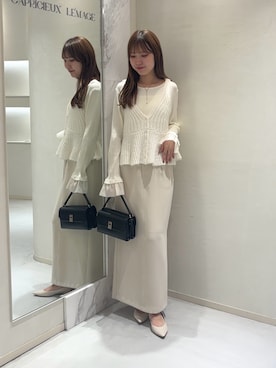 「ワントーンスタイル」｜yu _lemageさん（レディース・167cm）の秋コーディネート