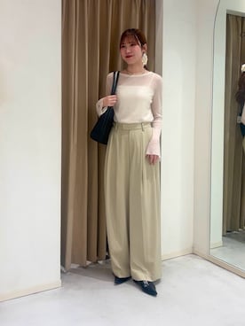 「淡色カジュアル」｜yu _lemageさん（レディース・167cm）の秋コーディネート