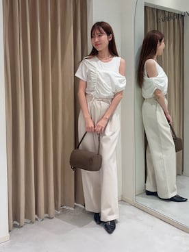 「アイテム（パンプス）」を使った、yu _lemageさん（レディース・167cm）の夏コーディネート