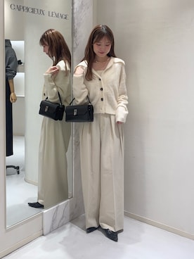 「アイテム（パンプス）」を使った、yu _lemageさん（レディース・167cm）の秋コーディネート