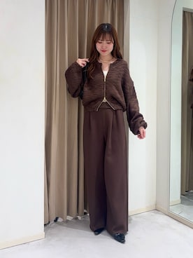 「アイテム（パンプス）」を使った、yu _lemageさん（レディース・167cm）の秋コーディネート