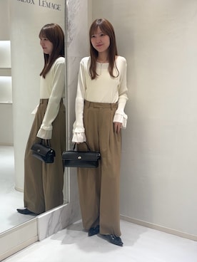 「淡色カジュアル」｜yu _lemageさん（レディース・167cm）の秋コーディネート