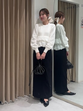 「アイテム（パンプス）」を使った、yu _lemageさん（レディース・167cm）の秋コーディネート