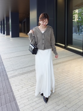 「アイテム（キャミソール）」を使った、yu _lemageさん（レディース・167cm）の秋コーディネート