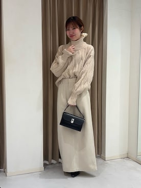 「アイテム（パンプス）」を使った、yu _lemageさん（レディース・167cm）の秋コーディネート