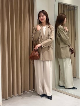 「アイテム（パンプス）」を使った、yu _lemageさん（レディース・167cm）の秋コーディネート