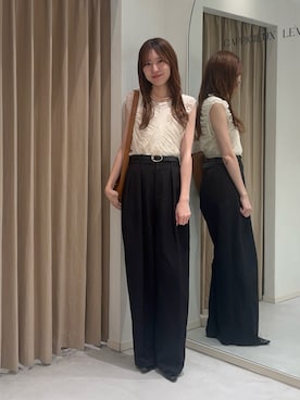 「アイテム（パンプス）」を使った、yu _lemageさん（レディース・167cm）の夏コーディネート
