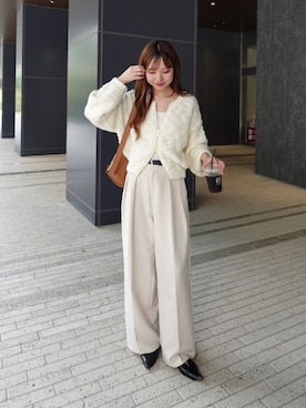 yu _lemageさん（骨格ナチュラル・レディース・167cm）の秋コーディネート