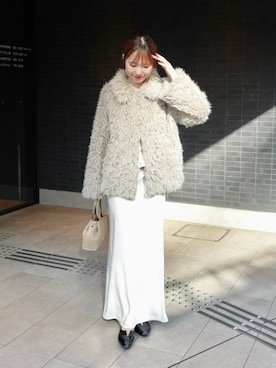 「アイテム（その他アウター）」を使った、yu _lemageさん（レディース・167cm）の秋コーディネート