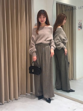 「アイテム（パンプス）」を使った、yu _lemageさん（レディース・167cm）の秋コーディネート