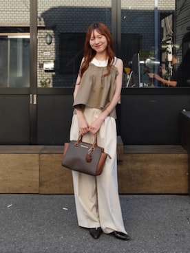 yu _lemageさん（骨格ナチュラル・レディース・167cm）の秋コーディネート