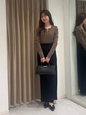 「アイテム（パンプス）」を使った、yu _lemageさん（レディース・167cm）の冬コーディネート