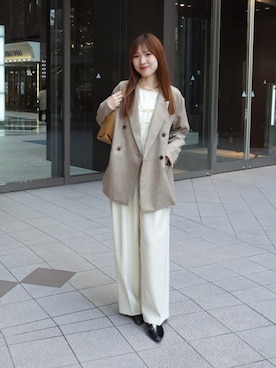 yu _lemageさん（骨格ナチュラル・レディース・167cm）の秋コーディネート