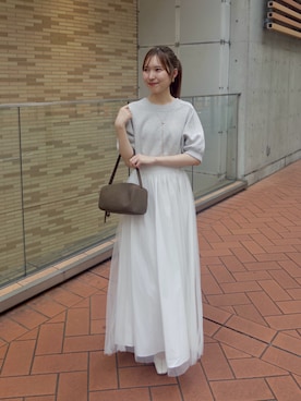 「アイテム（パンプス）」を使った、yu _lemageさん（レディース・167cm）の夏コーディネート