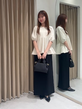 「アイテム（スカート）」を使った、yu _lemageさん（レディース・167cm）の夏コーディネート