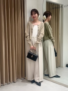 「アイテム（パンプス）」を使った、yu _lemageさん（レディース・167cm）の秋コーディネート