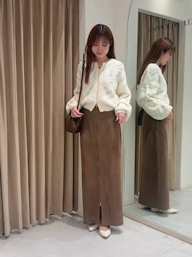 「CAPRICIEUX LE'MAGE（カプリシューレマージュ）のアイテム」を使った、yu _lemageさん（レディース・167cm）の秋コーディネート