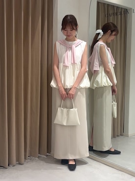 「淡色」｜yu _lemageさん（レディース・167cm）の夏コーディネート