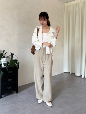 「アイテム（パンプス）」を使った、yu _lemageさん（レディース・167cm）の夏コーディネート