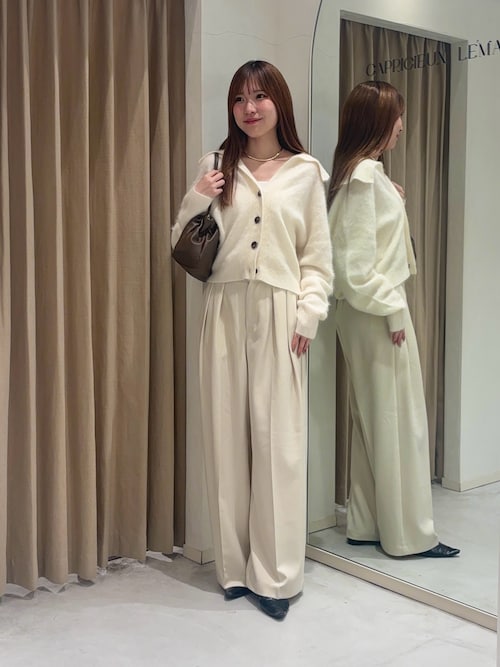 WOOL100ミンクタッチカーディガン（カーディガン/ボレロ）｜CAPRICIEUX