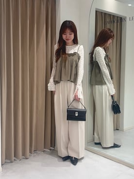 「淡色女子」｜yu _lemageさん（レディース・167cm）の秋コーディネート