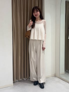 「アイテム（パンプス）」を使った、yu _lemageさん（レディース・167cm）の冬コーディネート