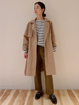 「plage（プラージュ）のアイテム（その他アウター）」を使った、Neneさん（レディース・164cm）の冬コーディネート